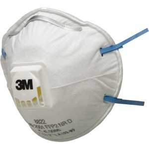 3M Atemschutzmaske 8822, FFP2, mit Cool Flow Ventil, 1 Packung = 10 Stück