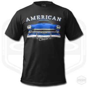 1952 Mainline Tudor Tribute Herren T-Shirt Schwarz | American Classic Car Fan Art Geschenkidee S-6xl Hergestellt in Usa