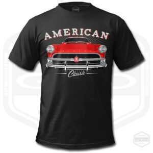 1954 Hornet Tribute Herren T-Shirt Schwarz | American Classic Car Fan Art Geschenkidee S-6xl Hergestellt in Usa