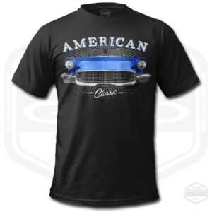 1957 Thunderbird Tribute Herren T-Shirt Schwarz | American Classic Car Fan Art Geschenkidee S-6xl Hergestellt in Usa