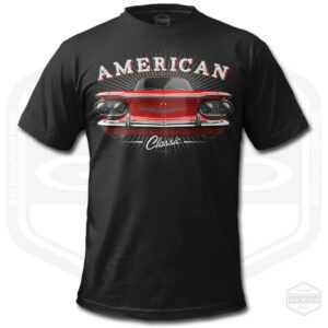 1960 Corvair Tribute Herren T-Shirt Schwarz | American Classic Car Fan Art Geschenkidee S-6xl Hergestellt in Usa