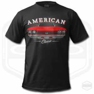 1969 El Camino Tribute Herren T-Shirt Schwarz | American Muscle Car Fan Art Geschenkidee S-6xl Hergestellt in Usa