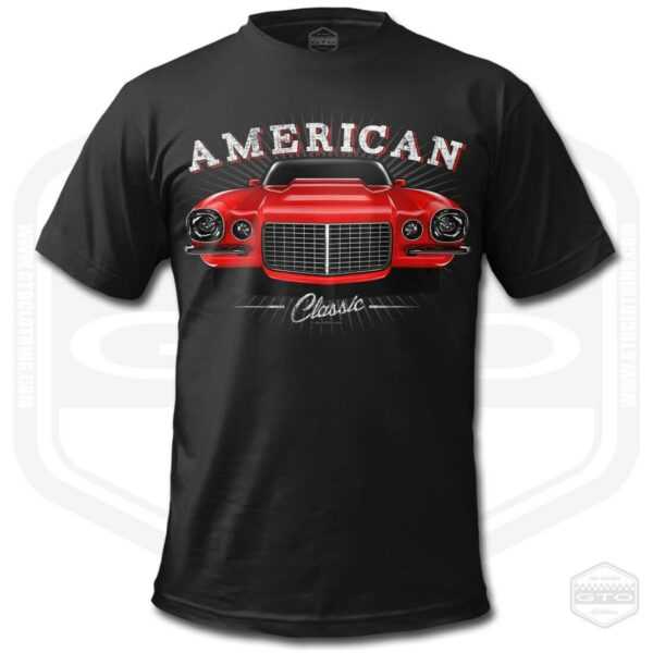 1970 Camaro Tribute Herren T-Shirt Schwarz | American Muscle Car Fan Art Geschenkidee S-6xl Hergestellt in Usa