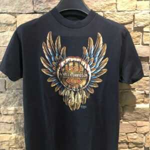 1991 Harley Davidson 3D Emblem Vintage T-Shirt