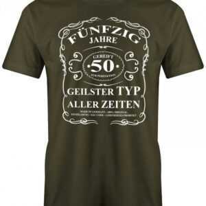 50 Jahre Gereift Zur Perfektion - Geilster Typ Aller Zeiten Geburtstag Herren T-Shirt