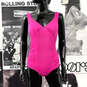 70S Badeanzug Pink Club Azur Xl Xxl/Badekleidung Vintage 70Er Schwimmanzug Einteiler Vintage 1542219