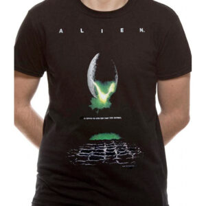 Alien Poster T-Shirt für Science Fiction Fans M