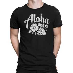 Aloha Hawaii - Herren Fun T-Shirt Bedruckt Small Bis 4xl Papayana