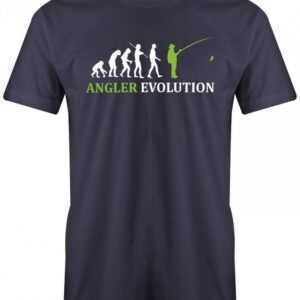 Angler Evolution - Angeln Herren T-Shirt