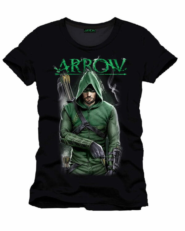 Arrow Face to Face T-Shirt Lizenzierter Arrow Fanartikel S