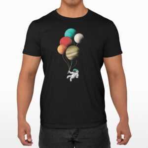 Astronaut T-Shirt Mann Lustig Grafik Herren T-Shirt Witzig Besonders Shirt