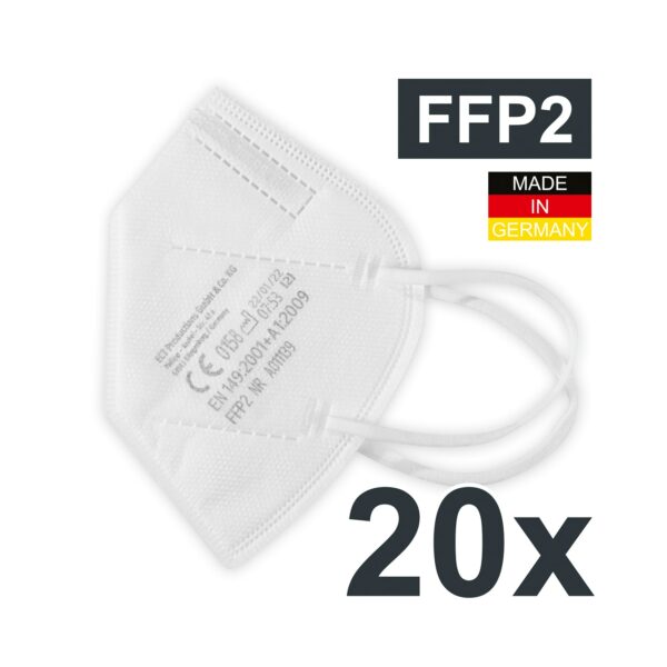 Atemschutzmaske FFP2 20er-Set weiß