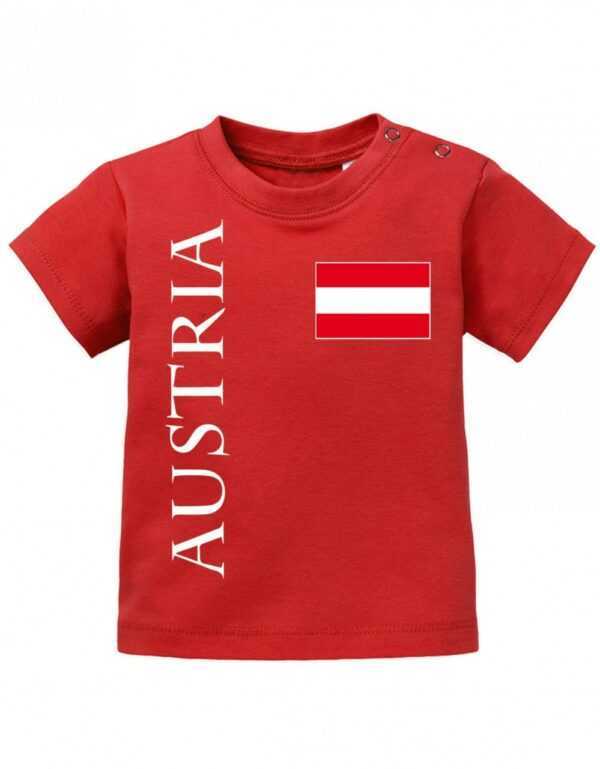 Austria Fahne Em Wm - Österreich Fan Baby T-Shirt