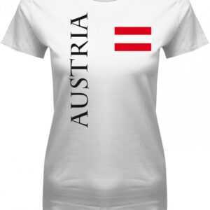 Austria Fahne - Em Wm Österreich Fan Damen T-Shirt
