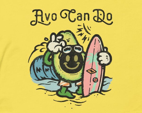 Avocado | Veggie T-Shirt Unisex Vegan Surf Shirt Surfboarding Wellen Strand Sommer