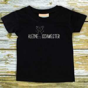 Baby/Kinder Shirt Kleine Schwester"" T-Shirt Bruder Schwester Geschwister Familie"""