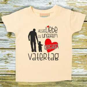 Baby/Kinder Shirt Vatertag Alles Liebe Zu Unserem Ersten Vatertag"" T-Shirt Familie Papa Vater Dad"""