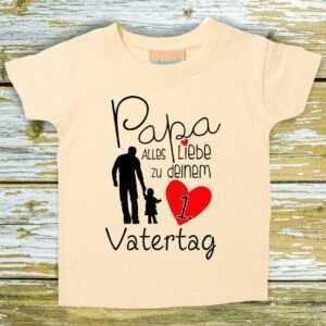 Baby/Kinder Shirt Vatertag Papa Alles Liebe Zu Deinem 1. Vatertag"" T-Shirt Familie Papa Vater Dad"""