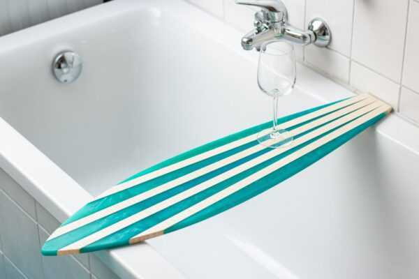 Badewannenablage I Surfboard Resin Epoxidharz Badezimmer Dekoration Ostern