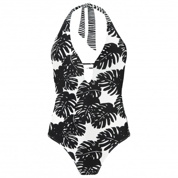 Barts - Women's Banksia Halter One Piece - Badeanzug Gr 36 schwarz/grau/weiß