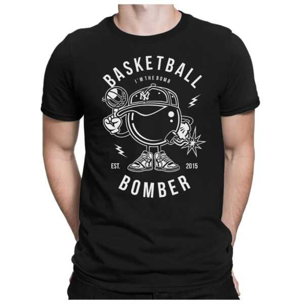 Baseketball Bomber - Herren Fun T-Shirt Bedruckt Small Bis 4xl Papayana