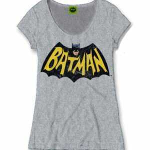 Batman TV Serien Logo Frauen T-Shirt Lizenziertes Batman T-Shirt für Damen XL