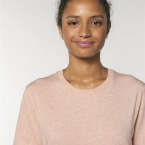 Baumwoll T-Shirts, Rosa Bio Einfarbige Blanko Schlichte Damen Herren-Tshirts, Unisex