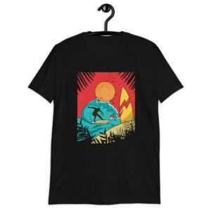 Beach Surfer, Beach Lover Shirt, Surfing Lover, Ocean Tee.kurzärmeliges Unisex T-Shirt