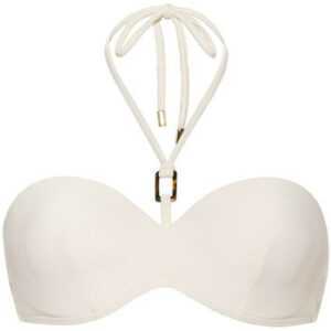 Beachlife Bikini Ober- und Unterteile Whisper Multi-Position Bandeau-Badeanzug Top White
