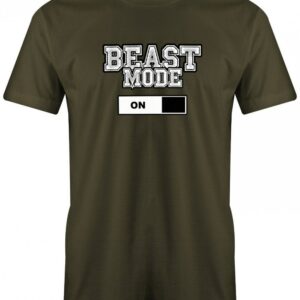 Beast Mode On - Bodybuilding Herren T-Shirt