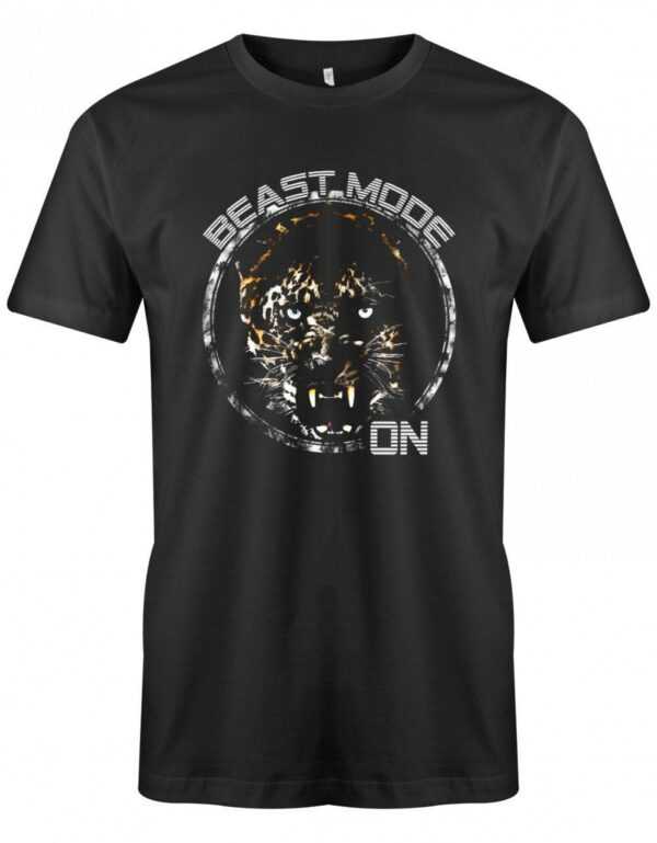 Beast Mode On - Leopard Fulima Bodybuilder Herren T-Shirt
