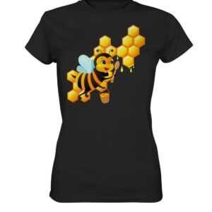 Biene Wespe Hummel Honig Bienen Wespen Hummeln T Shirt T-Shirt Tshirt Damen Frauen Premium