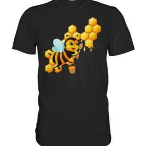 Biene Wespe Hummel Honig Bienen Wespen Hummeln T Shirt T-Shirt Tshirt Herren Männer Premium