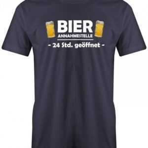 Bier Annahmestelle 24 Std Geöffnet - Fun Herren T-Shirt