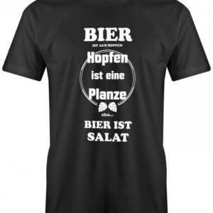 Bier Ist Aus Hopfen Salat - Herren T-Shirt
