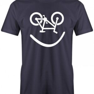 Bike Smiley - Fahrrad Herren T-Shirt