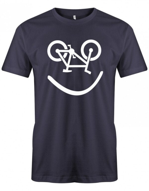 Bike Smiley - Fahrrad Herren T-Shirt