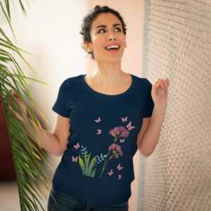 Bio Baumwolle Shirt Damen Tshirt Frau | Organic Cotton T-Shirt Geschenke Für Frauen Geschenk Freundin