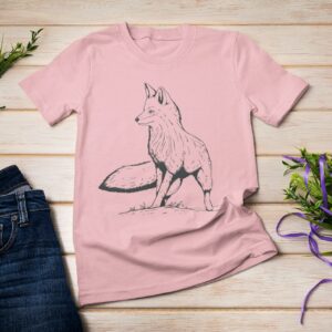 Bio T-Shirt Für Damen Mit Fuchs Motiv
