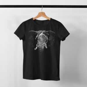 Bio T-Shirt Für Damen Und Herren Mit Elefant