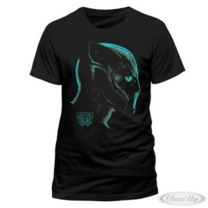Black Panther Marvel T-Shirt "Neonface"