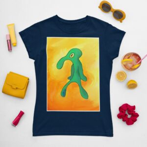 Bold & Brash Squidward T-Shirt | Spongebob Squarepants Tshirt Thaddäus Modern Art Shirt
