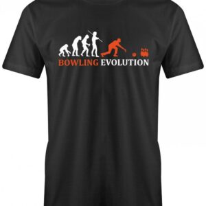 Bowling Evolution - Bowler Herren T-Shirt