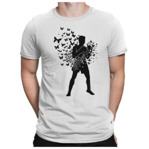 Boxing Butterfly - Herren Fun T-Shirt Bedruckt Small Bis 4xl Papayana