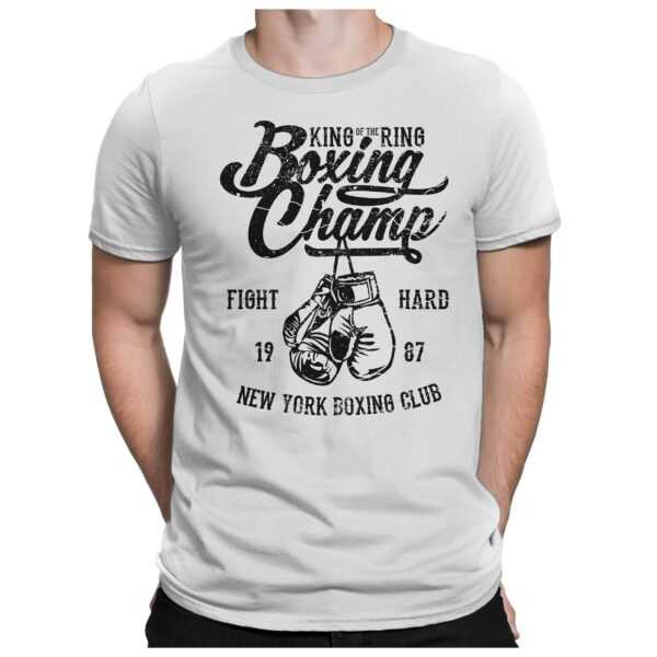 Boxing Champ - Herren Fun T-Shirt Bedruckt Small Bis 4xl Papayana