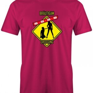 Bräutigam Crossing - Junggesellenabschied Herren T-Shirt