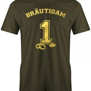 Bräutigam No.1 - Junggesellenabschied Herren T-Shirt