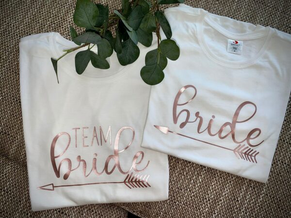 Bride| Team Jga | T-Shirt Junggesellenabschied| Braut