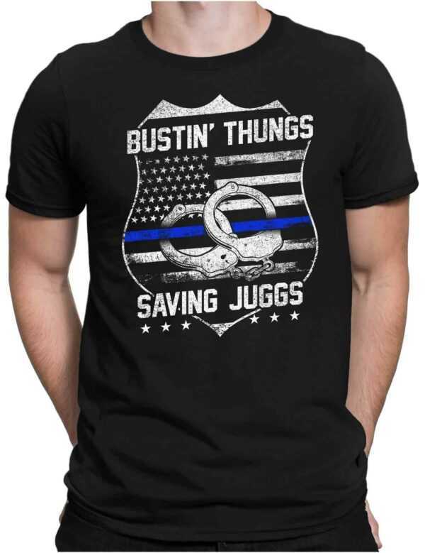Bustin Thungs - Herren Fun T-Shirt Bedruckt Small Bis 4xl Papayana