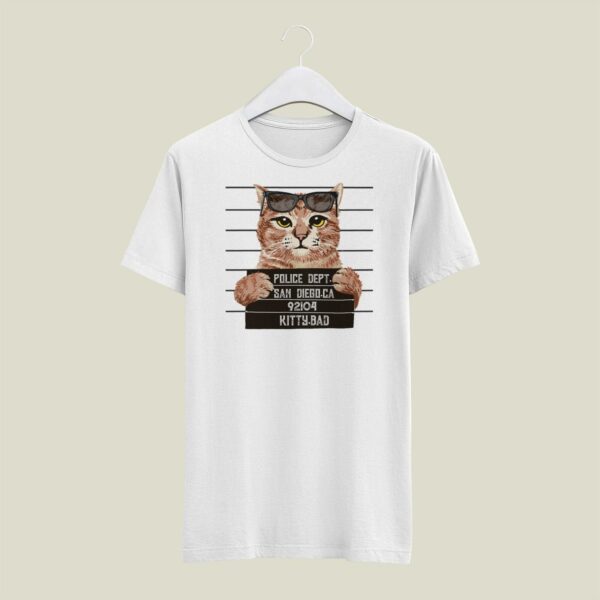 Cat Lover Shirt, Funny T-Shirt, Shirts For Women, Cats, Tshirt, Tee, Mugshot Tshirt